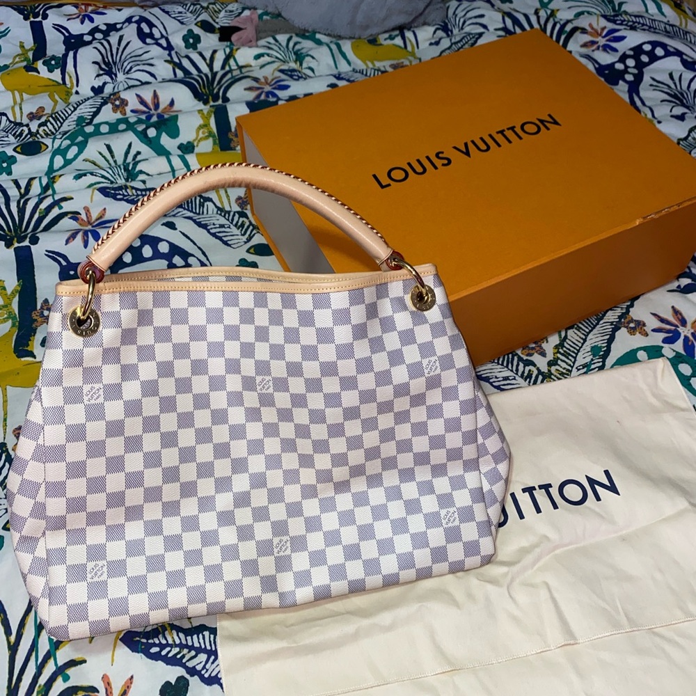 Artsy MM Damier Azur